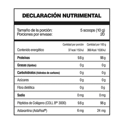 Colágeno® | Péptidos Coll B™ 3000 + Astaxantina